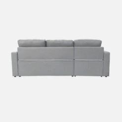 Canapé D'angle Convertible 3 Places Couleur : Gris Clair -Sweeek iccsofalg bb038334ca0e5b2d2dc6662a7c4a679f