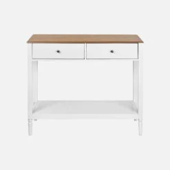 Console Avec 2 Tiroirs, Placage Bois De Frêne -Sweeek icelconsole 7a1c35868f7bf3a2a4095e19ec3bf897