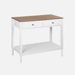 Console Avec 2 Tiroirs, Placage Bois De Frêne -Sweeek icelconsole ecf6e5aae50bfa94f8ceff656af33b64