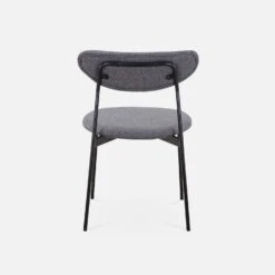 Chaise Scandinave Pieds Acier (lot De 4) Couleur : Gris Foncé -Sweeek ichairartx4dg 098b810fdd80250d1ad9df01950f9827