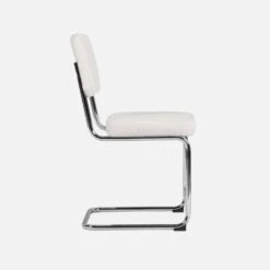 Chaise Cantilever Bouclettes (lot De 2) -Sweeek ichrmjbouclx2 f24d02c27db669bceb2643fb5f7d8317