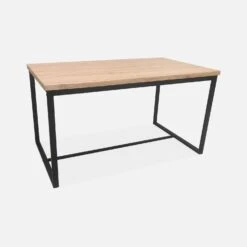 Table Et 2 Bancs Encastrables Acier Et Effet Bois 4 Places Couleur : Noir 13 Table Et 2 Bancs Encastrables Acier Et Effet Bois 4 Places Couleur : Noir -Sweeek ids140r4 b4458aced375f84254996236a0f2bf3b