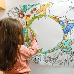 Coloriboard Avec 8 Feutres Lavables, Tableau à Colorier -Sweeek ikdscb95x65jun 7303332a307d06935885ec7567983fce