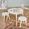 Table Ronde Enfant Et 2 Tabourets -Sweeek ikscandiset 16900cd06418af0bb5e2a272fb658b79