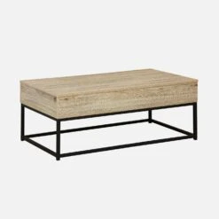 Table Basse Industrielle Effet Bois Plateau Relevable -Sweeek ilfliftct100bn 4cd81cbae929624137a0e15d8a938c4d