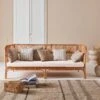 Banquette 3 Places En Rotin -Sweeek imoosofa3nat 014b820dcdb80c5433729e56ae705500