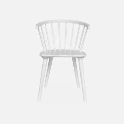 Chaise à Barreaux En Bois Et Contreplaqué (lot De 2) Couleur : Blanc -Sweeek ipauchrx2wh 215e92ed92610a581ce5efb37b589bde