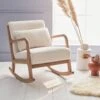 Rocking Chair Scandinave Bouclettes -Sweeek iracscaboucl 0f1da5f4a4f8e28e3feec2063279bc32