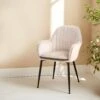 Fauteuil Velours Et Pieds Métal Couleur : Blanc Cassé 1 Fauteuil Velours Et Pieds Métal Couleur : Blanc Cassé -Sweeek isharmvvofwh 1c3961d562ee1b82f3b089f32a0753f5