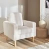Fauteuil Scandinave à Bouclettes -Sweeek isof1boucl 19c850dcd040cdbb9a6e552d05730551