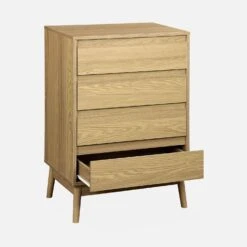 Commode Effet Bois 4 Tiroirs -Sweeek iwdchest4d 36f8b664446801426dd78436e1dc50e0