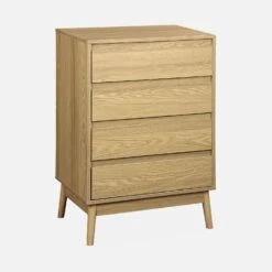 Commode Effet Bois 4 Tiroirs -Sweeek iwdchest4d 6ea48898b4308ea0a0d19d530117783c