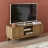 Meuble TV Effet Bois 2 Portes 120 Cm -Sweeek iwdtvstand 30596d900a59a47e1b579fc3d0bdc8cb