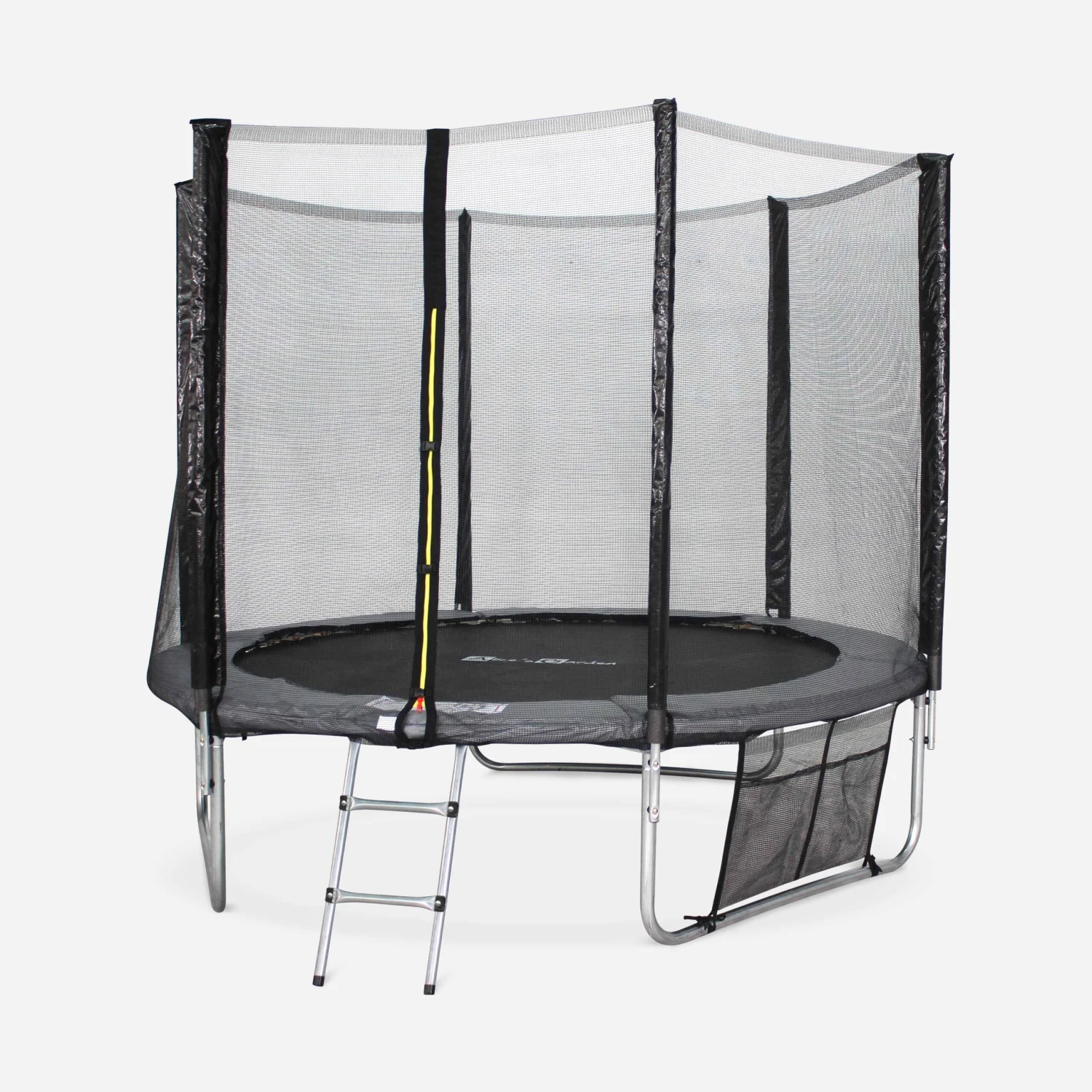 Trampoline 250cm Avec Pack D'accessoires Couleur : Gris 4 Trampoline 250cm Avec Pack D'accessoires Couleur : Gris – Image 2