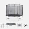 Trampoline 305cm Avec Pack D'accessoires Couleur : Gris -Sweeek kit305grey 07772375cf129804e65922c197d8a68b
