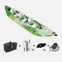 Canoë Kayak Gonflable 3 Places + Accessoires -Sweeek kyk3betta 48e4313ffe4a7051ed267578f968cad2