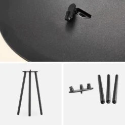 Lampe Extérieure LED 3 En 1 Avec Trépied -Sweeek led313in1bk 4982d001f147b9e39acd8991bbfbbbaf