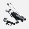Tondeuse à Gazon 20V, 30cm + Débroussailleuse 20V + Souffleur De Feuilles 20V -Sweeek lmblo30bat20v4gt 8634733b202c616f6057544ccfd9dacc