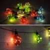 Guirlande Lumineuse Extérieure 4,5m -Sweeek morphee guirlande lumineuse exterieure de noel avec 10 boules lumineuses fonction timer 32de4ad885bb3f38af8051207740cb29