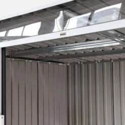 Abri De Jardin En Métal 4,85m2 Avec Puits De Lumière -Sweeek mssl472at 9ebe2da92904023c27c89db897946b5e