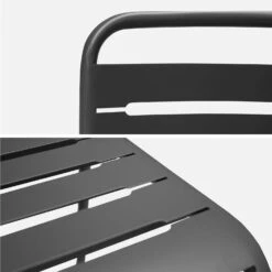 Chaise De Jardin En Acier (lot De 4) Couleur : Anthracite -Sweeek mtchrx4at 60ccf5740b139961f7ee30dca8fcc5cc