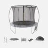 Trampoline 305cm Filet Intérieur Avec Pack D'accessoires + Tente De Camping -Sweeek pack305indome 3b603145e5c9168eed26b330801d7694