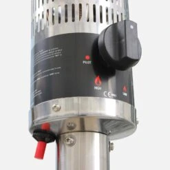 Lot De 2 Parasols Chauffants Gaz 12,5kW Couleur : Gris -Sweeek pc1204gyx2 c8ab7802788a6df6318c7e822aaa555c