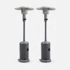 Lot De 2 Parasols Chauffants Gaz 12,5kW Couleur : Gris 2 Lot De 2 Parasols Chauffants Gaz 12,5kW Couleur : Gris -Sweeek pc1204gyx2 c9a160c40409ff16e40135ecc9b18545