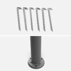 Tonnelle 3x3m Avec Rideaux Couleur : Gris -Sweeek pgskd3x3gy 06352250c7f635cff19e37b4217fd7df