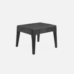 Salon De Jardin Imitation Rotin 2 Chaises -Sweeek plk50r2bkgy 9fd73b07a163c5af49fd84a4889808ac