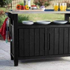 Desserte Extérieure Avec Rangements Pour Plancha -Sweeek plktroxlat 1030b844e15d11cf827e69401b883271