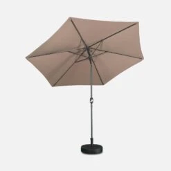 Parasol Rond 3m Couleur : Taupe -Sweeek pu300bn b902e880c0606d3f4a84b6aa59c312f7
