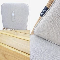 Salon De Jardin Bas Résine Tressée Effet Rotin 2 Places -Sweeek rawchrtx2bg ec9935142b8a7e469b72db687cb6865e