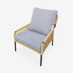 Salon De Jardin Bas Résine Tressée Effet Rotin 4 Places Couleur : Gris -Sweeek rawgigogy 57ea9fba76722318ba870c33372964ea