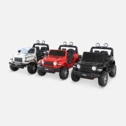 Voiture électrique Enfant JEEP 12V, 1 Place Couleur : Rouge -Sweeek rocjeepwrcred ef32dd134668c1d664165548f8f93ffa