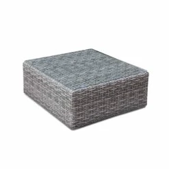 Salon De Jardin Résine Tressée Ronde 6 Places Couleur : Gris / Gris Chiné -Sweeek rw3005gy 36a8360fc2f6fe009f557b337d3ace2f