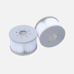 Spa Gonflable 4 Places Rond Bande LED, Système Anti-gel, Bâche -Sweeek spa180lrledgy 368c2cb4c5278e6152512138e184264e