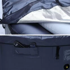 Spa Gonflable 6 Places Rond Jets Hydromassages Désinfection UVC, Anti Gel, M-one -Sweeek spacarltonrd6 5342b25b0f0231103288bc91cc5b5c63