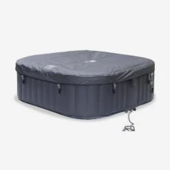 Spa Gonflable 6 Places Carré, Système De Filtration MDC, Désinfection UVC, Bâche -Sweeek spatekaposq6 8ad48fc7d412eafc4c37974be9345429
