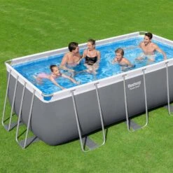 Piscine Hors Sol Tubulaire Rectangulaire Avec Accessoires -Sweeek spbw4x2hggy 03f9c89c65bbe6c1f81873ab7bd24eab