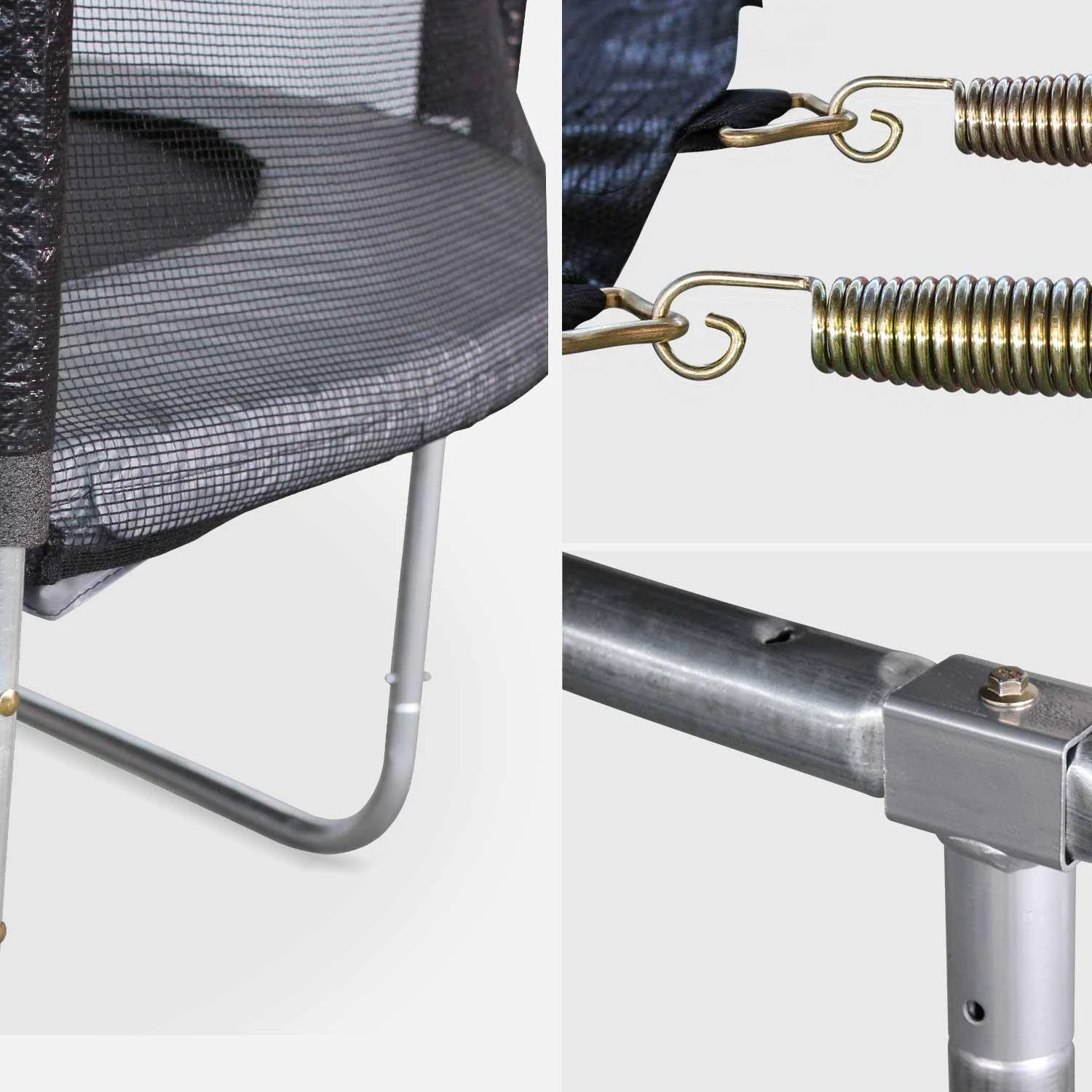 Trampoline 305cm Filet Protection Couleur : Gris 5 Trampoline 305cm Filet Protection Couleur : Gris – Image 3