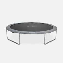 Trampoline 400cm Filet Protection Couleur : Gris -Sweeek tr400grey 1577ba2f70bac3a4c67034b45d8e205c