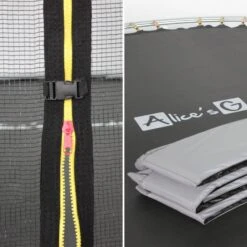 Trampoline 490cm Filet Protection Couleur : Gris 9 Trampoline 490cm Filet Protection Couleur : Gris -Sweeek tr490grey 34bc6c37e0ee5b6d51397f6f2d227229