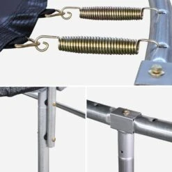 Trampoline 490cm Filet Protection Couleur : Gris 8 Trampoline 490cm Filet Protection Couleur : Gris -Sweeek tr490grey 8d39cbac2cdbf435a10fe43cb6c86095