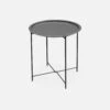 Table D'appoint Métal Ø46cm Couleur : Anthracite -Sweeek tt46at adfebd93803f8f2ebca21708a557230c