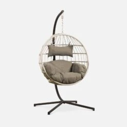 Fauteuil Suspendu Rond En Corde -Sweeek wkeggkgbgbn c57d6752601fb8b1ae1ae82242f541bb