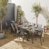 Table De Jardin Extensible Aluminium, 10 Chaises -Sweeek xtsaf335r10co a688fc23adbbf1c31b66c2ea5608facb
